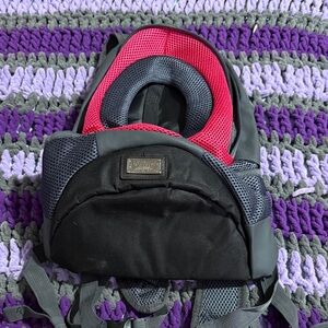 Black and Pink Backpack